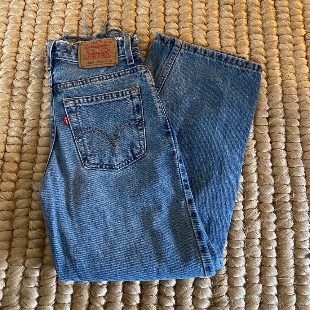 Vintage/re-worked Levi 550 jeans